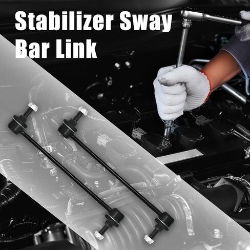 K750096 طقم وصلة نهاية قضيب التثبيت الأمامي الأيسر والأيمن لاستبدال Nissan Sentra 2007 2008 2009 2010 2011 2012 2.0L / 2.5L 54618-ET00A 54618ET00A in Kuwait