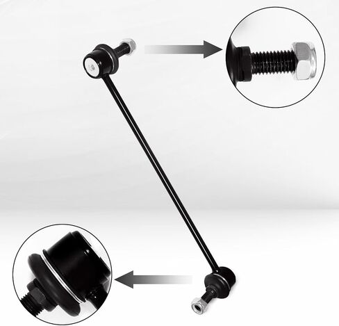 K750096 طقم وصلة نهاية قضيب التثبيت الأمامي الأيسر والأيمن لاستبدال Nissan Sentra 2007 2008 2009 2010 2011 2012 2.0L / 2.5L 54618-ET00A 54618ET00A in Kuwait