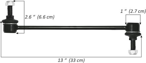 K750096 طقم وصلة نهاية قضيب التثبيت الأمامي الأيسر والأيمن لاستبدال Nissan Sentra 2007 2008 2009 2010 2011 2012 2.0L / 2.5L 54618-ET00A 54618ET00A in Kuwait