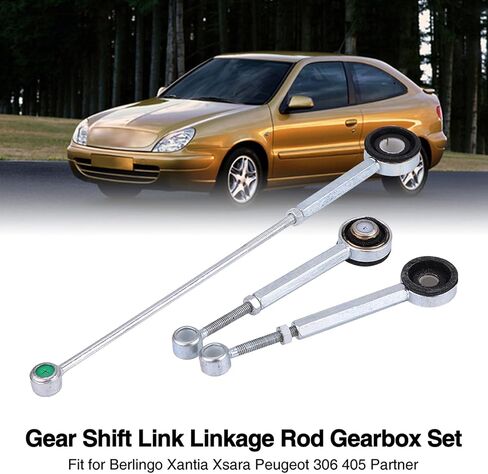 Shift Linkage Rod, Gear Shift Link Linkage Rod Set Gear Shift Linkage Repair Kit Shift Linkage Gear Shift Linkage Rod Compatible with Berlingo Xantia Xsara Peugeot 306 9301 405 in Saudi Arabia