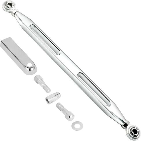 Shift Linkage Chrome Shift Linkage Rod Compatible for Harley Davidson 1986-2024 Softail Dyna Fatboy Street Glide Road Glide Road King Electra Glide in Saudi Arabia