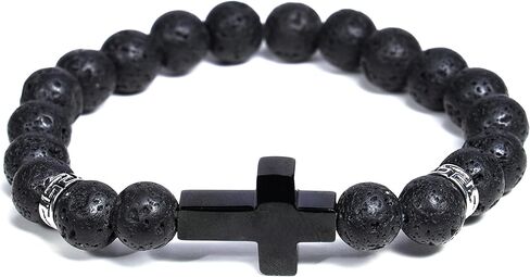 MILAKOO Punk Leather Bracelets for Women Goth Wristband Mens PU Cuff 80s Emo Rocker Bangle in Saudi Arabia