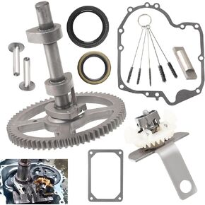 84005207 793880 Camshaft Kit W/691968 Governor & Oil Slinger for B&S, Replaces 391764, 490815, 84005207, 792681, Included 697110 272475S Gasket, 690564 Valve Tappet, 795387 Oil Seal
