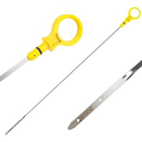 Engine Oil Dipstick Replacement OEM#CJ5Z-6750-A Compatible with Ford Escape Edge Explorer Focus Fusion Taurus Lincoln MKC MKZ 2.0L Ecoboost Engines Fluid Oil Level Dipstick