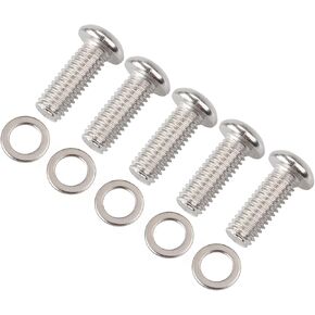 5PCS Stainless Steel Derby Cover Button Head Screw Bolt Kit for Harley Touring Street Electra Glide Road King