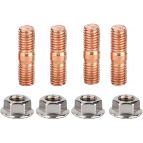 Turbo Stud Kit, Chazcool Stud Kit Head Bolt m10x1.50 Thread T3 T4 T6 Turbo Stud Kit Flange Nuts