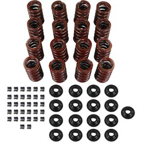 Z28 Style Valve Spring Retainer Lock Set Compatible with Chevy 400 350 327 307 305 283