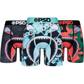 PSD Men's Wf Essentials 3-Pack Boxer Briefs, Multi, XL