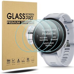 Suoman 4+6 Pack 2 in 1 for Garmin Forerunner 955 Screen Protector + Charger Port Protector, [Anti-Scratch] Tempered Glass for Garmin Forerunner 955 Screen /955 Solar Protector