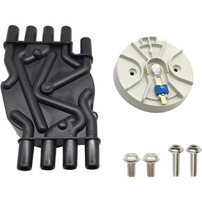 Marine Tune Up Kit Distributor Cap & Rotor Kit 8M0061335 Replacement for Mercury Mercruiser 9-29318 Molly 3858975 3858977 Volvo Penta