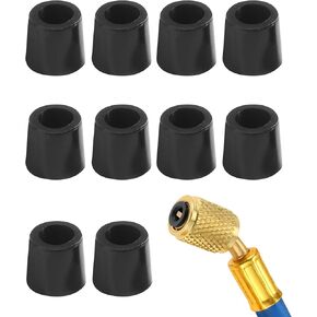 HVAC Hose Gasket,Car Accessories 1/4" Quick Coupler Charging Gaskets Sealing O Ring Kit,Hose Seals Refrigerant Replacement Gaskets,Rubber Gasket Seals for A/C Refrigeration Charging Hose