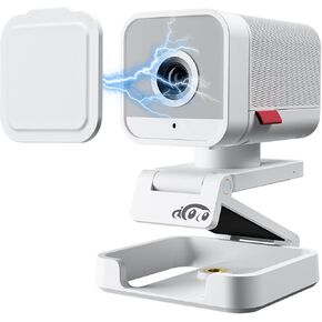 aicoco 1080p Webcam, Streaming Web Camera with Dual Microphone, AI Tracking & FHD Web Cam w/ 90° View, Plug and Play USB Computer Camera for Zoom/Skype/YouTube, PC/Laptop/Desktop, Calls/Conference in Kuwait