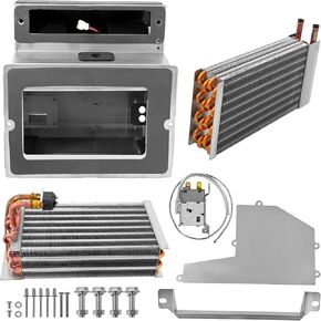 F31-1036-1 F31-10361 Stainless Steel Heater Box Assembly HVAC Box for Includes All Parts for Kenworth T600/T800/W900/W900B/W900L Replace# F31-1036-1, F31-10361, F31-1064-11112