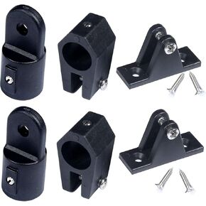 MX Bimini Top Fitting Hardware Set Fit 7/8",Boat Jaw Slide,Cap Eye End,Deck Hinge