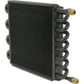 Derale 15300 Tube and Fin Cooler Core,Black