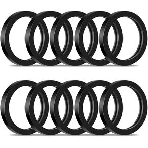 10 Pcs Gas Can Spout Gaskets, Replacement Gas Gaskets Sealing Rings Gaskets Fuel Can Spout Seal Rubber Gasket for Gas Can Spout Rubber Replacement Gas Gaskets with Most Gas Can Spout