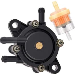 Fuel Pump for Kohler, Fuel Pump with Fuel Filter for Kohler 17HP-25 HP for Briggs and Stratton for John Deere for Cub Cadet Honda Yamaha Small Engine Motors Lawnmower Riding Lawn Mower Tractor Motor