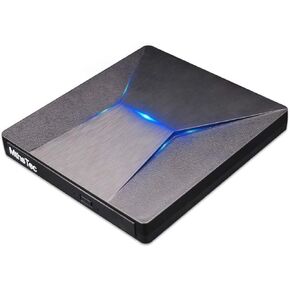 MthsTec External Blu ray Drive, Portable Blu-ray Drive USB 3.0 and Type-C BD Player Read DVD 3D Optical Bluray CD DVD Drive Compatible with MacOS，Windows XP/7/8/10 for Laptop, MacBook, Desktop