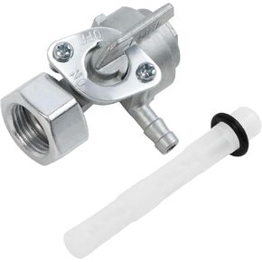M16x1.5mm Generator Fuel Shut Off Petcock Valve Compatible with Predator Generac DuroMax Powermate, Gasoline Generator Replacement Parts Fuel Switch Valve