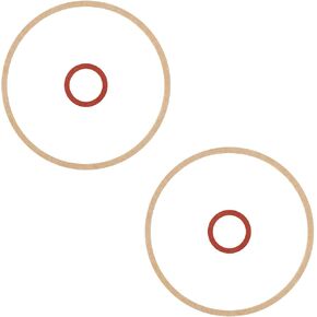 2pcs Carburetor Float Bowl Gasket Kit, Carburetor Bowl Gasket Lawnmower Parts Carburetor Accessories Compatible with Honda G150, G200, G300, G400, GC135, GC160, GC190, GCV135, GCV160