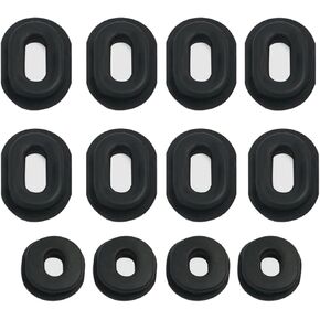 Motorcycle Rubber Grommet Single Side Cover Oval Washer for Honda CB100 CB125S CB200 CL100 CL100S CL125S SL100 125 TL125 125S XL100