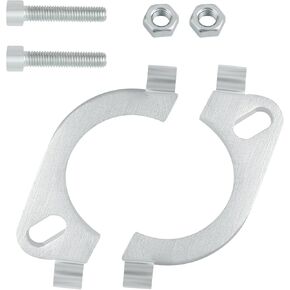 2.5 Inch Flat Oval Split Flange Exhaust Gasket,Low Carbon Steel Exhaust Flange Repair Kit with Exhaust Flange Gasket & 2-Bolts,Universal Exhaust Flange Connection Kit (2.5 Inch)