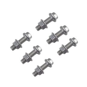 Exhaust Pipe Bolts and Nuts，Exhaust Bolts and Nuts，Exhaust Bolts，Exhaust Flange Bolts，Exhaust Manifold Header Bolts,Muffler Bolts,Exhaust Pipe Bolts,Exhaust Studs and Nuts,M10X1.5-35mm 6PCS