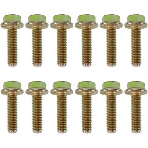 Exhaust Manifold Bolts Hardware Kit Grade 10.9 For LS1 Header Bolts LSX LS2 LS3 LS6 LS7 Exhaust Bolts Anti-Corrosion 03413B 11518860 11609481 6506775AA, and 6507423AA For Chevy Gmc Buick