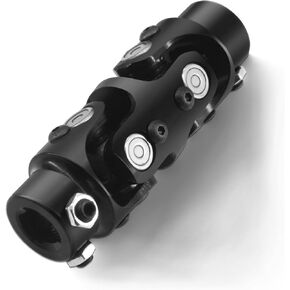 3/4"DD x 3/4"DD BLACK DOUBLE U Joint Steering Universal Joint DOUBLE U Joint Shaft,Total Length: 5-1/8"