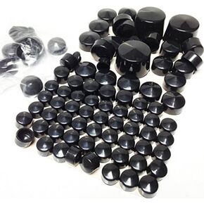 XKMT-Black Bolts Toppers Caps Compatible With 2000-2005 2006 Harley Davidson Softail Twin Cam [B00YWCUHK0]