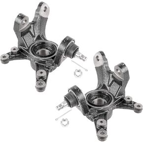 Caltric Front Left and Right Steering Wheel Knuckle compatible with Honda TRX420FM Rancher 420 2007 2008 2009 2010 2011 2012 2013