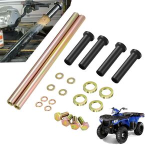 Upgraded Front Lower A-ARM Bushing Shaft Kit 7501093 for Polaris Sportsman 400 500 570 600 700 800,Trail Blazer 250 330 400, etc. Front Lower A Arm Bushings Kit w/Shaft