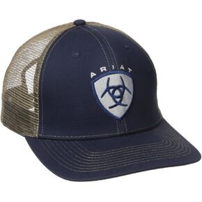 ARIAT Men's Heather Teal Mesh Cap, Gray, OSFM