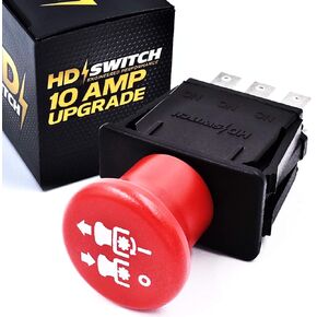 HD Switch 10 AMP Upgrade Blade Clutch PTO Switch fits Dixie Chopper 4174684 500016 Classic Iron Eagle Magnum Silver Eagle Xcaliber GT1A-EH01V 500173 500056 500012