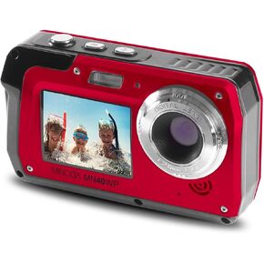Minolta 48 MP Dual Screen Waterproof Digital Camera MN40WP