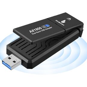 Wireless WiFi Adapter for PC,6GHZ WiFi Adapter,USB WiFi Adapter,IEEE802.11AX,MU-MIMO Technologies,AXE3000 3Band(2.4+5.0+6.0G) Wireless Gigabit Speed Up to 5.3Gbps, New 6GHz,Supports Windows 11/10 in Kuwait