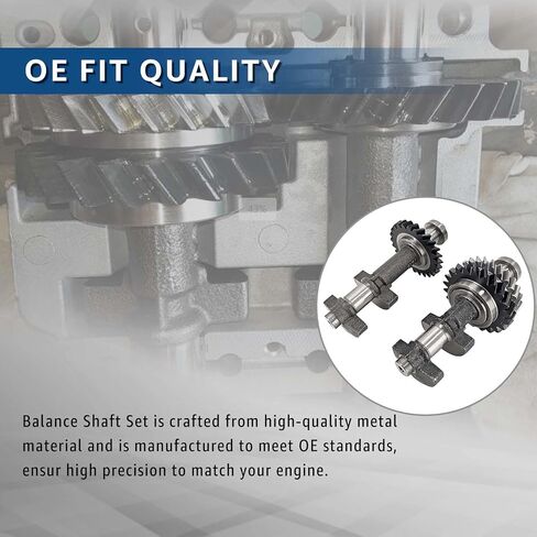2Pcs Balance Shaft Set Compatible with Toyota Corolla Solara Matrix Camry 2.4L for Scion tC xB 2.4 4CYL 2AZ-FE Engine Replace 13601-28021 13602-28020 in Saudi Arabia