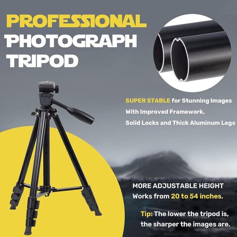 تلسكوب أحادي العين ممتاز 12 × 50 - مثالي للصيد ومشاهدة النجوم | تتضمن حقيبة الحمل ومحول الهاتف المحمول in Kuwait