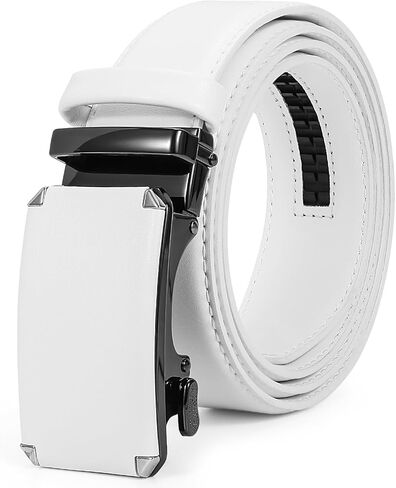 حزام سقاطة رجالي من XZQTIVE للفستان مكون من قطعتين حزام جلدي منزلق مع إبزيم نقر تلقائي in Kuwait