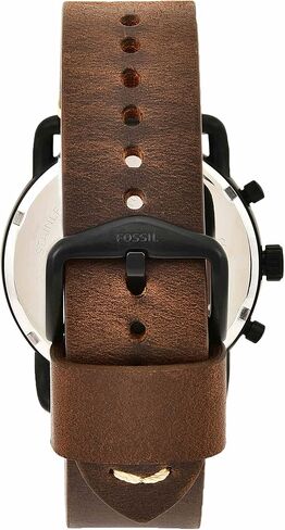 Fossil Men's Commuter Stainless Steel and Leather Casual Quartz Watch in Saudi Arabia