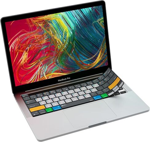 JCPal MacOS Shortcut Guide Keyboard Cover for Apple MacBook Pro 14 inch, MacBook Pro 16 inch, 2022 M2 MacBook Air 13 inch and MacBook Air M2 15 inch (US-Layout) in Saudi Arabia