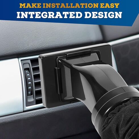 نظام تكييف هواء السيارة بتصميم متكامل بطول 6 أقدام مع محول مربع، يوجه الهواء البارد إلى المقعد الخلفي، مما يجعل المقعد الخلفي باردًا مرة أخرى، يناسب معظم الفتحات المربعة للمركبات، أسود، ACF00 in Kuwait