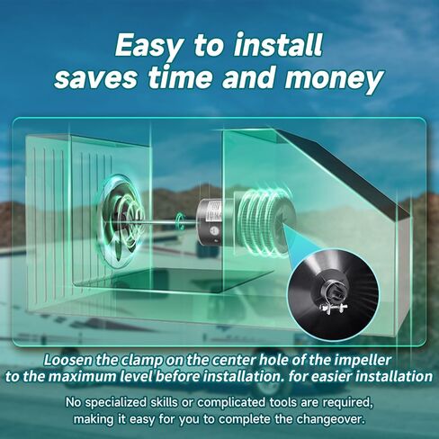 ترقية 1472-1091 RV استبدال عجلة منفاخ مكيف الهواء 14721091 RV عجلة منفاخ متوافقة مع Coleman Mach RV AC 4800، 4801، 4805، 4806، 4820، 4821، 4825، 4826، 6701-6703 إلخ. قطر 7 بوصات in Kuwait