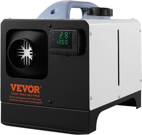 VEVOR 5-8KW Diesel Heater, Diesel Air Heater All in One with Remote Control and LCD Screen, Fast Heating Low Noise, Portable Diesel Heater for Truck Van RV Trailer Camper and Indoors in Saudi Arabia