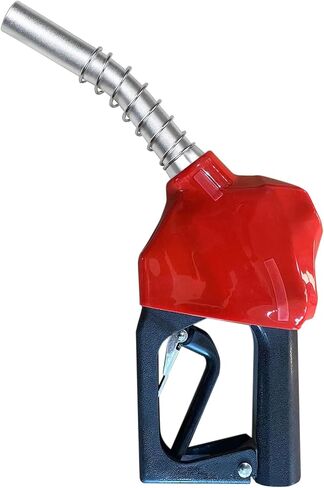 11B 3/4" NPT Automatic Fuel Nozzle | Max Flow Rate 16 GPM | Auto Shut Off Aluminum Alloy Diesel Petrol Transfer Nozzle – Red | For Gasoline, Diesel, Biodiesel, Kerosene in Saudi Arabia