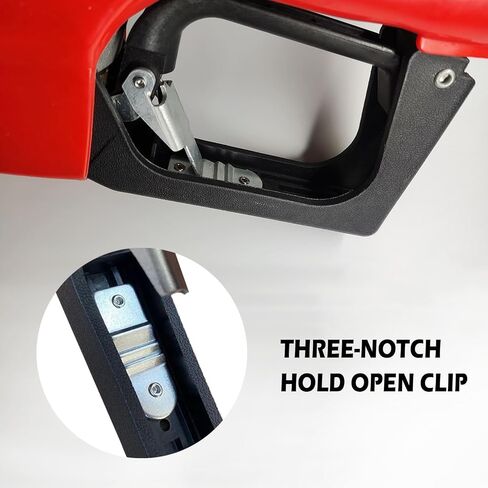 11B 3/4" NPT Automatic Fuel Nozzle | Max Flow Rate 16 GPM | Auto Shut Off Aluminum Alloy Diesel Petrol Transfer Nozzle – Red | For Gasoline, Diesel, Biodiesel, Kerosene in Saudi Arabia