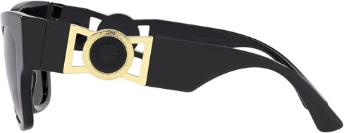 Versace Woman Sunglasses Transparent Brown Gradient Beige Frame, Brown Gradient Lenses, 52MM in Saudi Arabia