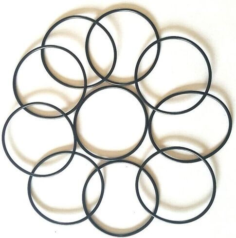 10Pcs Seal O-Ring Float Bowl Gasket 16010-ZE1-812 for GX120 GX140 GX160 GX200 GXV120 GXV140 GXV160 Carburetor Replacement Lawn Mower Accessories, Black in Saudi Arabia