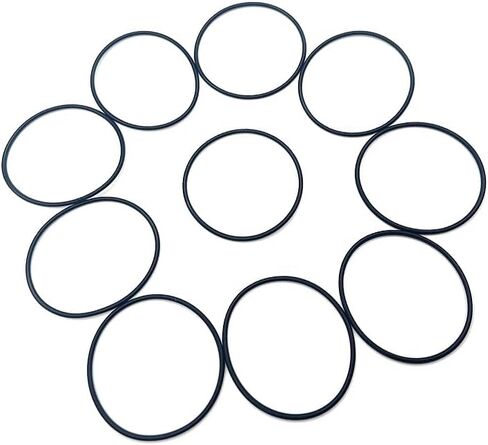 10Pcs Seal O-Ring Float Bowl Gasket 16010-ZE1-812 for GX120 GX140 GX160 GX200 GXV120 GXV140 GXV160 Carburetor Replacement Lawn Mower Accessories, Black in Saudi Arabia
