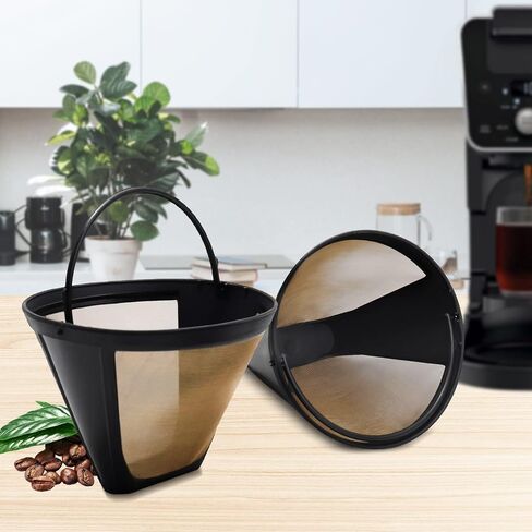 2 Pack Reusable Coffee Filters #4 for Ninja Dual Brew Coffee Maker in Kuwait